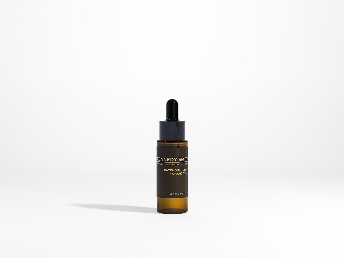 Essential Oil range - Patchouli, Cedar + Orange Peel - Essential Oil drops (15ml)